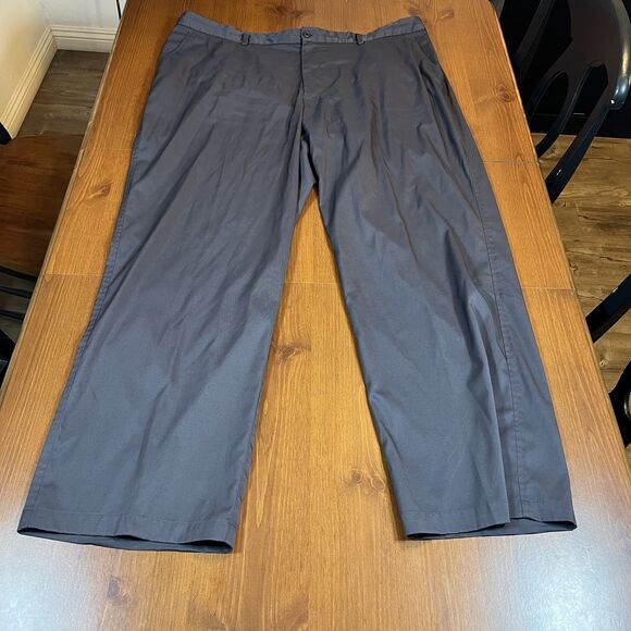 Pebble Beach Pants Mens 44x32 Performance Stretch Golf‎ Trousers Flat Front - Picture 1 of 11